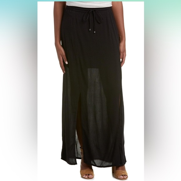 Splendid Gauze Maxi Skirt - Picture 1 of 10